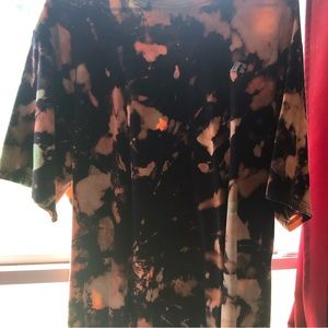 Bleach tie dye shirt